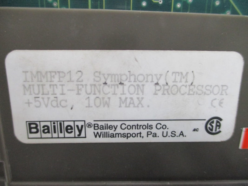 BAILEY IMMFP12 5VDC UNMP