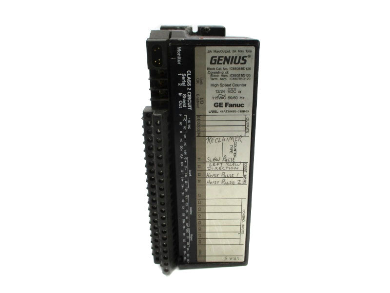 GE FANUC GENIUS IC660BBD120 115VAC UNMP