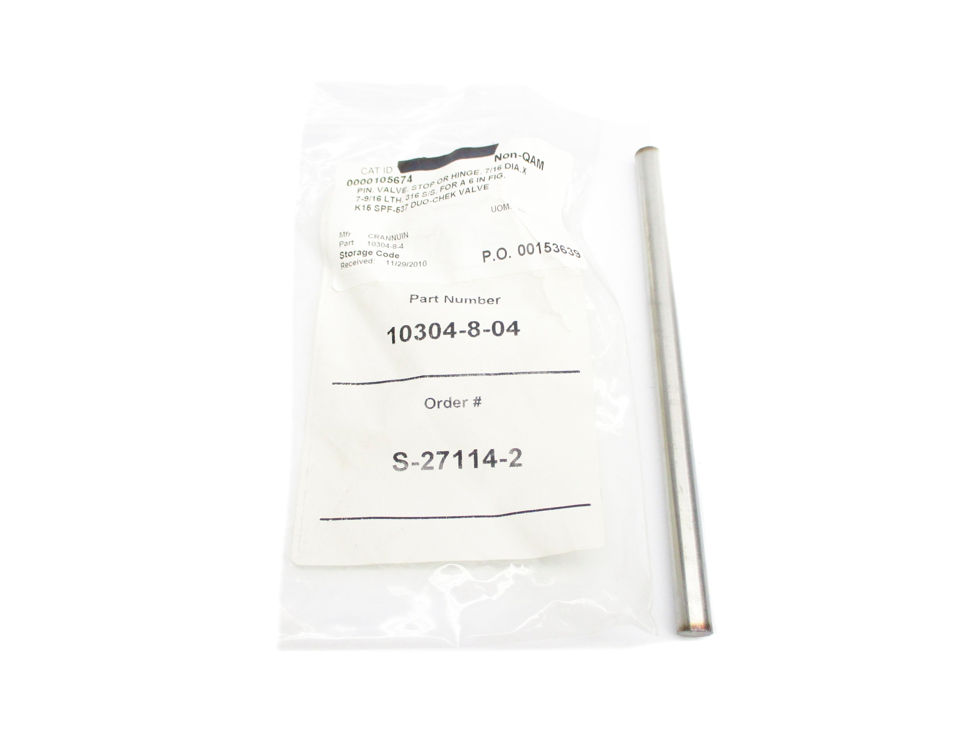 VALVE 10304-8-04 NSNP