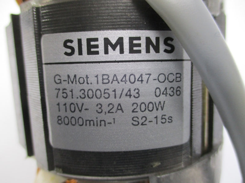 SIEMENS 1BA4047-OCB 110V 3.2A NSNP