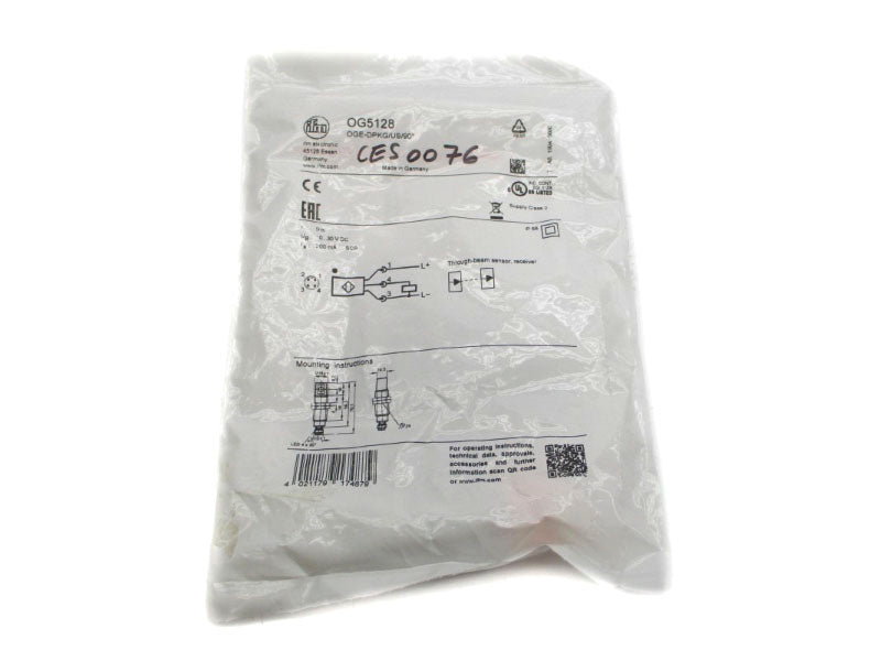 IFM EFECTOR OGE-DPKG/US/90 OG5128 10-30VDC NSMP