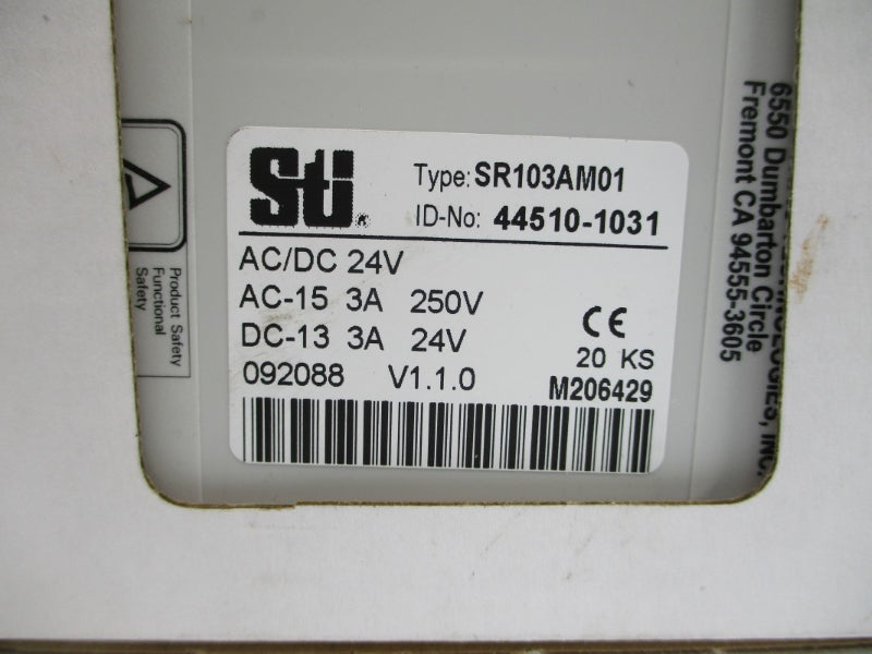 STI 44510-1031 SR103AM01 24VAC/DC 3A NSMP