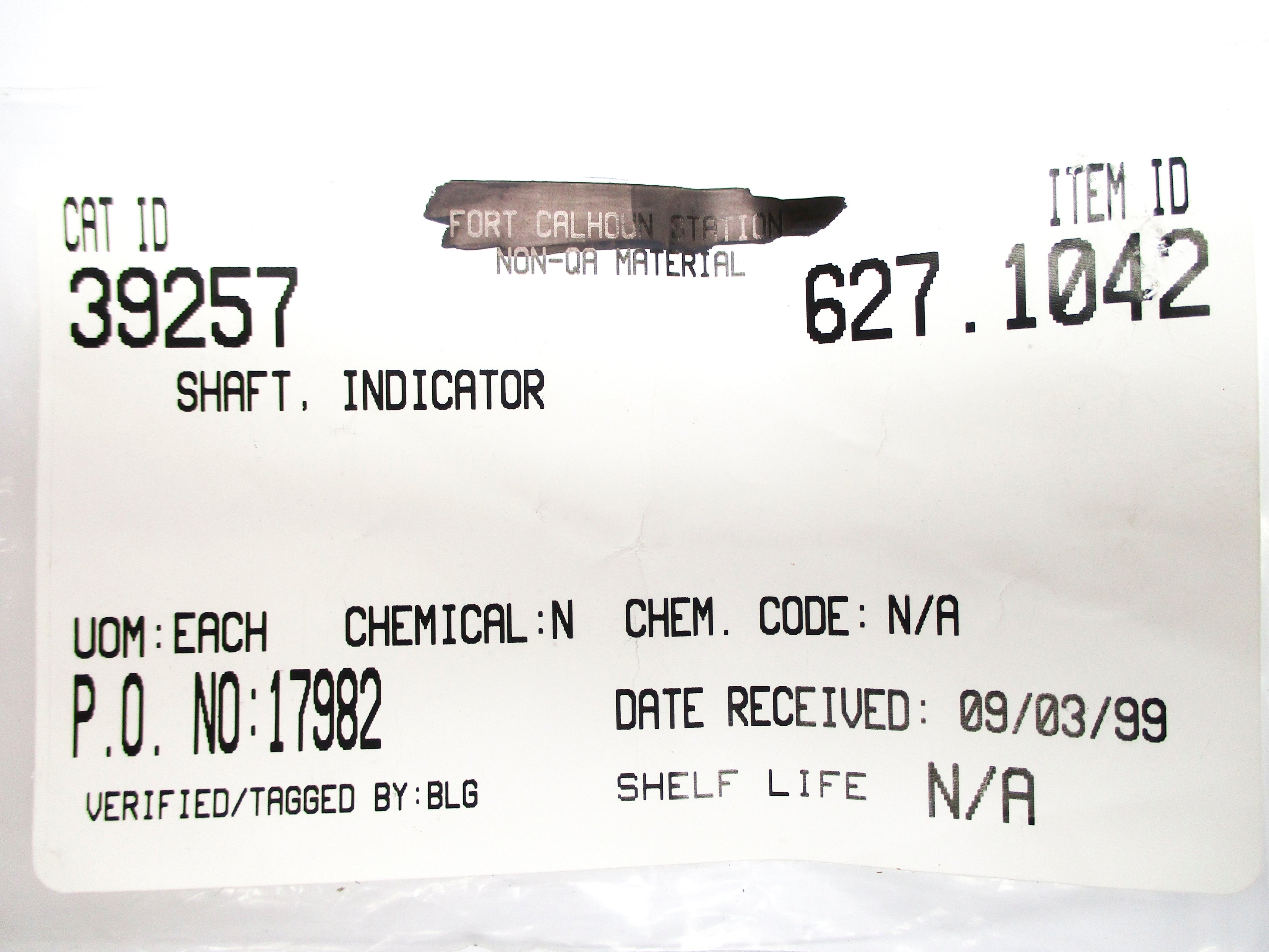 SPARE PART 39257 NSNP