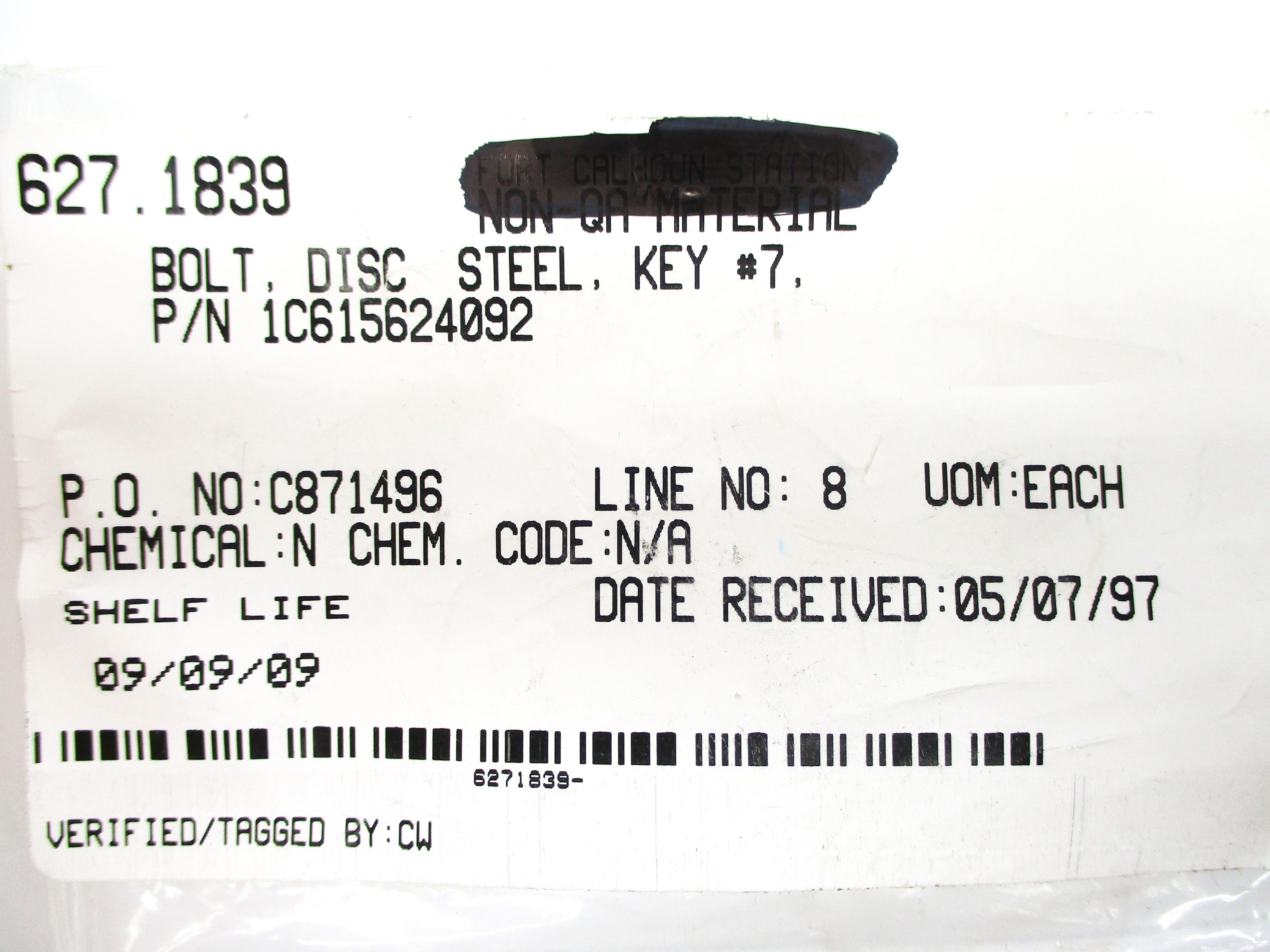SPARE PART 1C615624092 NSNP