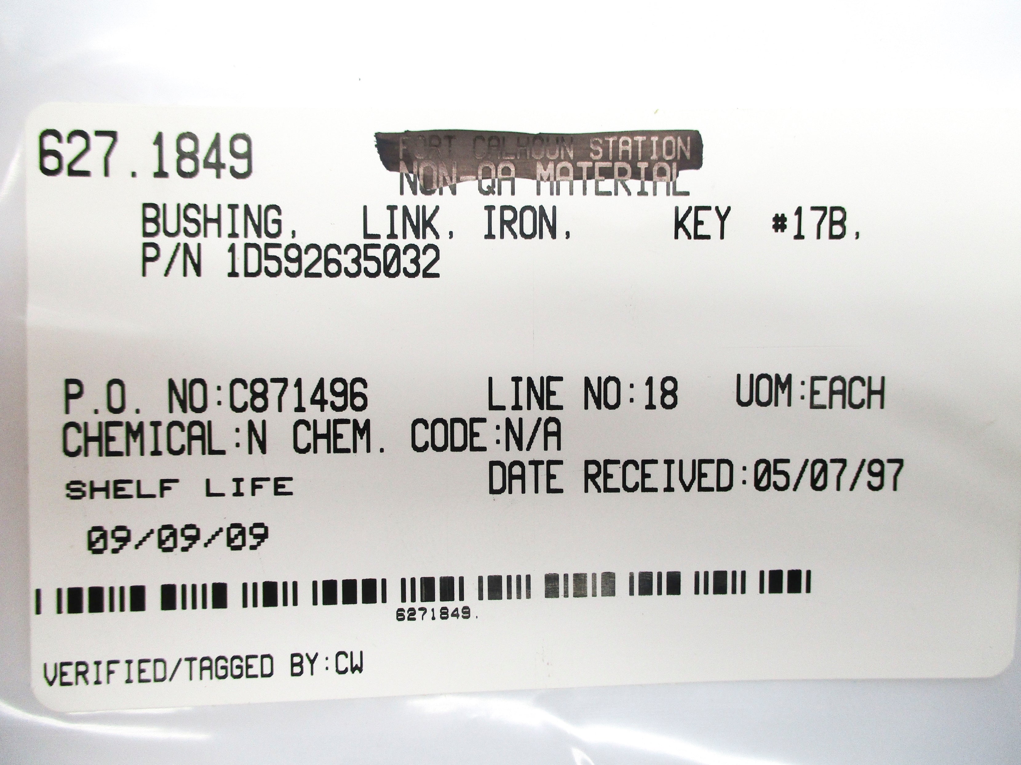 BUSHING 1D592635032 NSNP