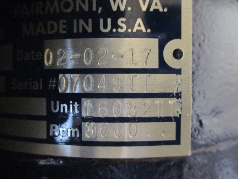 T&T PUMP NH80C2F9 150PSI 85'F NSMP