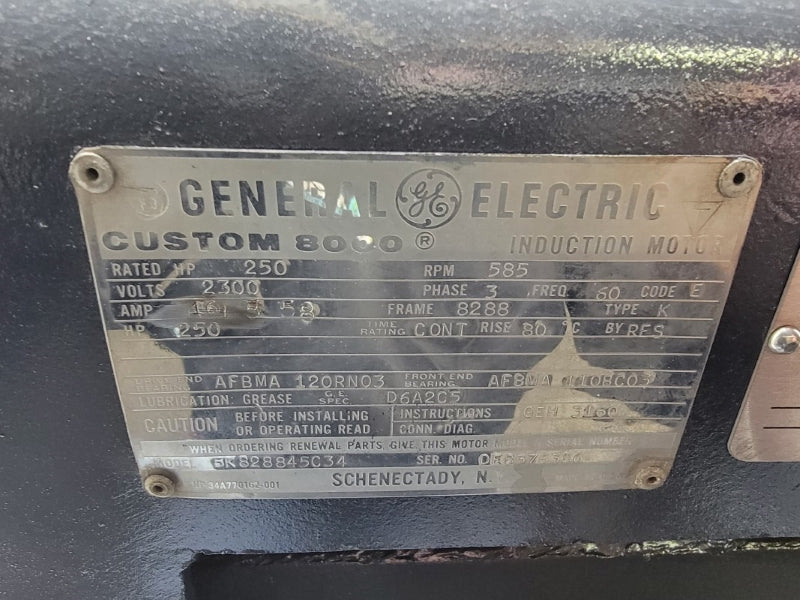 GENERAL ELECTRIC 5K828845C34 2300V 16.1/5.58A NSNP