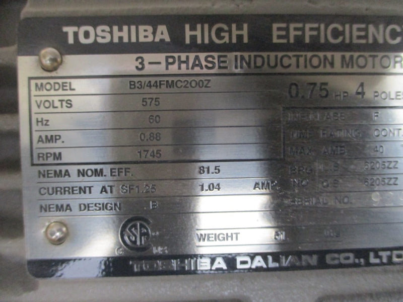 TOSHIBA B3/44FMC2O0Z 575V 0.88A NSMP