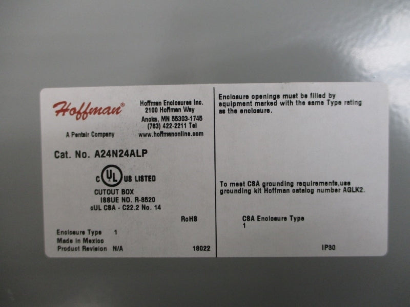 HOFFMAN A24N24ALP NSMP
