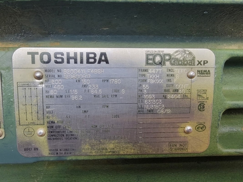 TOSHIBA B2004YLF4BSH 460V 233A NSMP