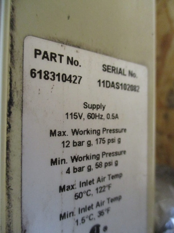 INGERSOLL RAND 618310427 D34IM 115V 0.5A 175PSI 122'F NSMP