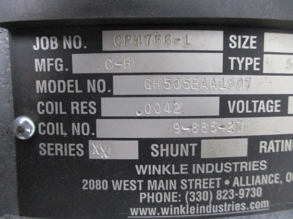 CUTLER HAMMER TYPE 505 9-885-27 230V NSNP