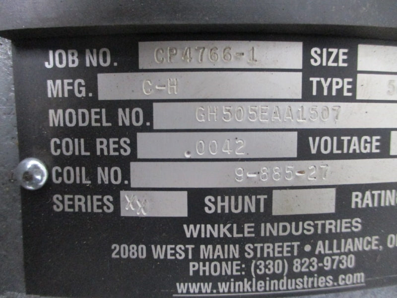 CUTLER HAMMER TYPE 505 9-885-27 230V NSNP