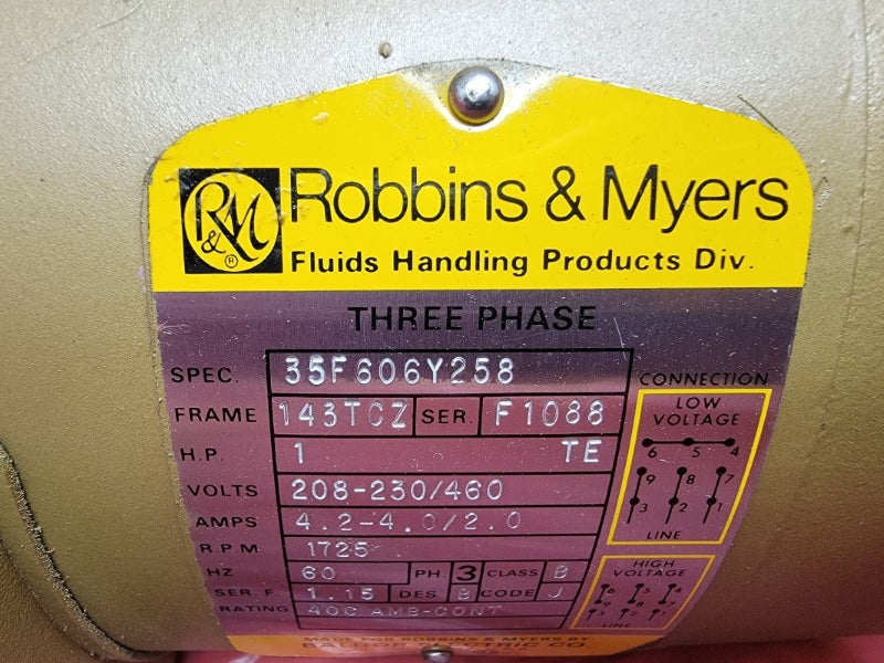 MOYNO 35651 208-230/460V 4.2-4.0/2.0A NSMP