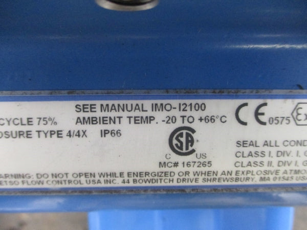 VALVCON LVWX1500IKN115AC W/ JAMESBURY 7150313600XTZ261 115VAC 0.8A 40S 170/275PSI 100'/500'F 4" NSNP