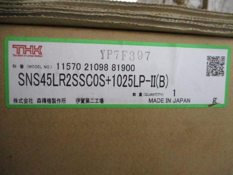 THK SNS45LR2SSC0S+1025LP-II(B) NSFS