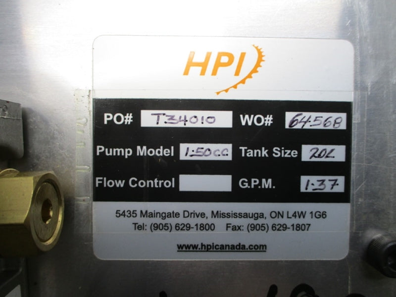 HPI 1-50CC W/ TECHTOP BLA0012FP-C 575V 1.56A NSNP
