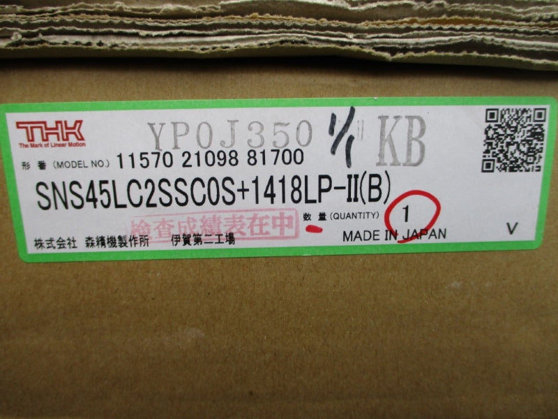 THK SNS45LCSSC0S+1418LP-II(B) NSFS