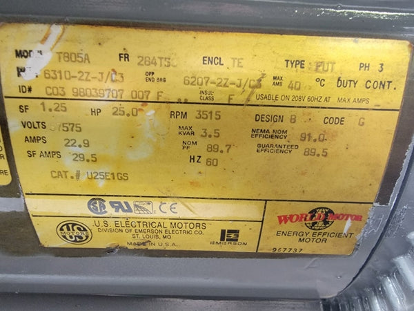 US MOTORS T805A 575V 22.9A (AS PICTURED) NSNP