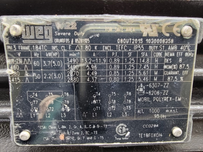 WEG 080UT2015 1030008358 460V 13.2-11.9A NSNP