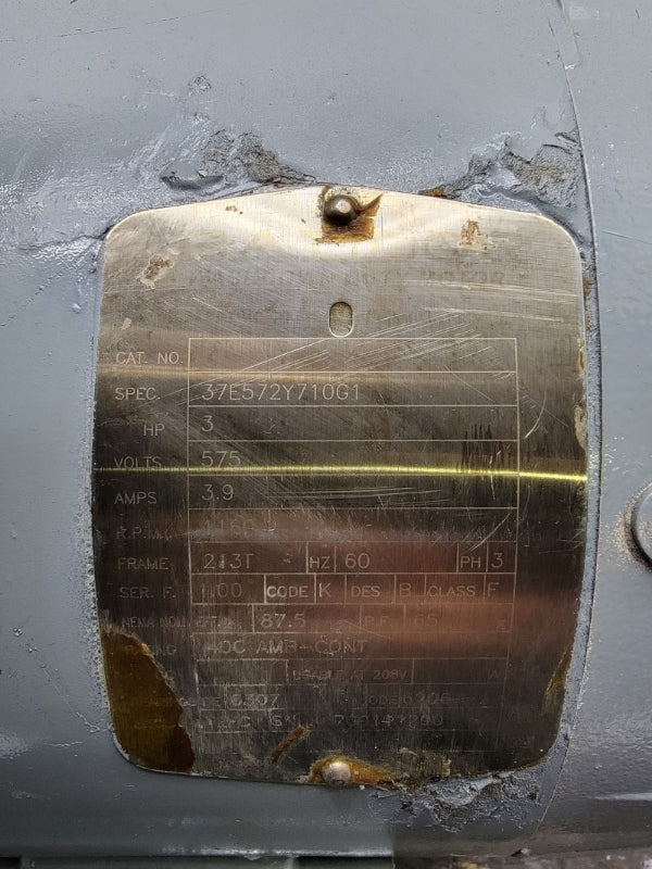 BALDOR 37E572Y710G1 575V 3.9A NSNP