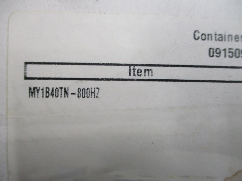 SMC MY1B40TN-800HZ 116PSI NSMP