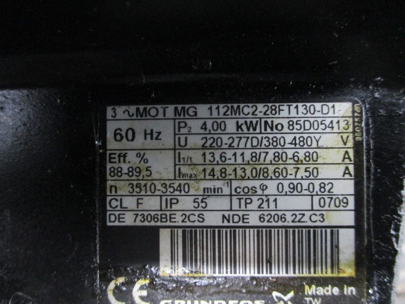 GRUNDFOS CRK4-220/22 A-W-A-AUUV NSNP