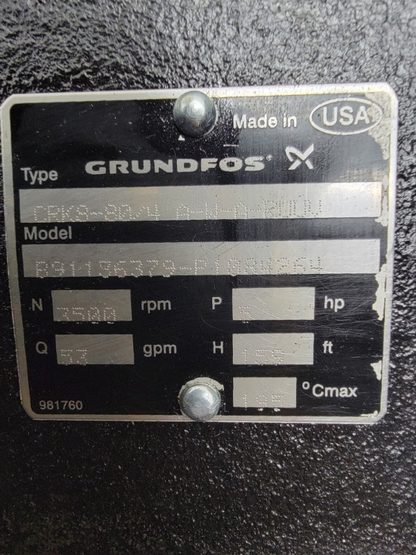 GRUNDFOS CRK8-80/4 A-W-A-RUUV B91136379-P1084264 NSNP