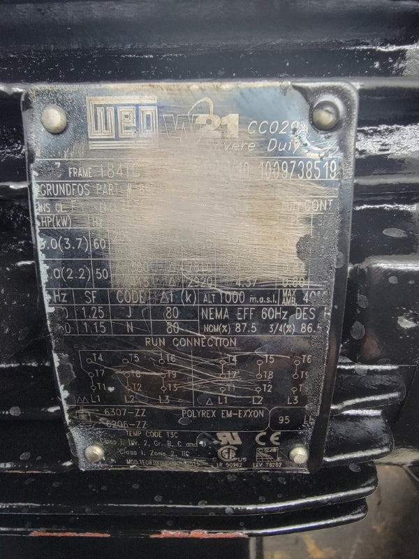 GRUNDFOS CRK2-260/18 U-W-A-AUUE NSNP