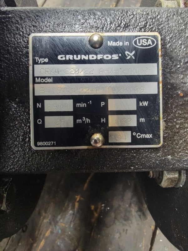 GRUNDFOS CRK4-220/22 A-W-A-AUUV NSNP