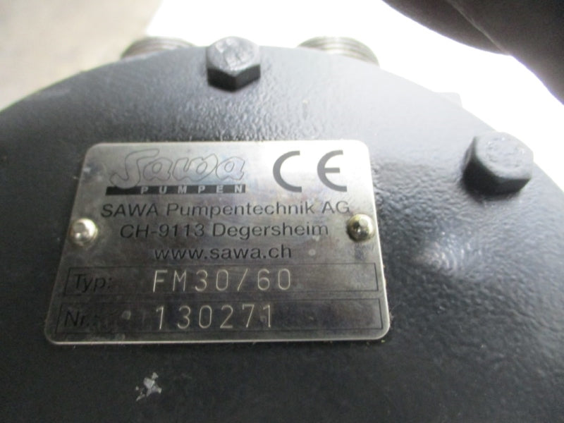 SAWA PUMPEN FM30/60 W/ ATB 7173706H0005 575/332V 2.3/4.0A NSNP