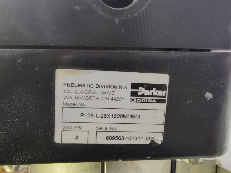 PARKER P128-L/28X1600MMBM 8PSI UNMP