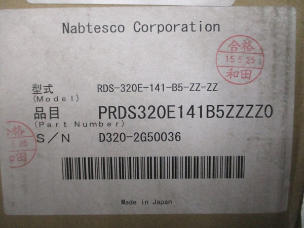 NABTESCO RDS-320E-141-B5-ZZ-ZZ PRDS320E141B5ZZZZ0 NSMP