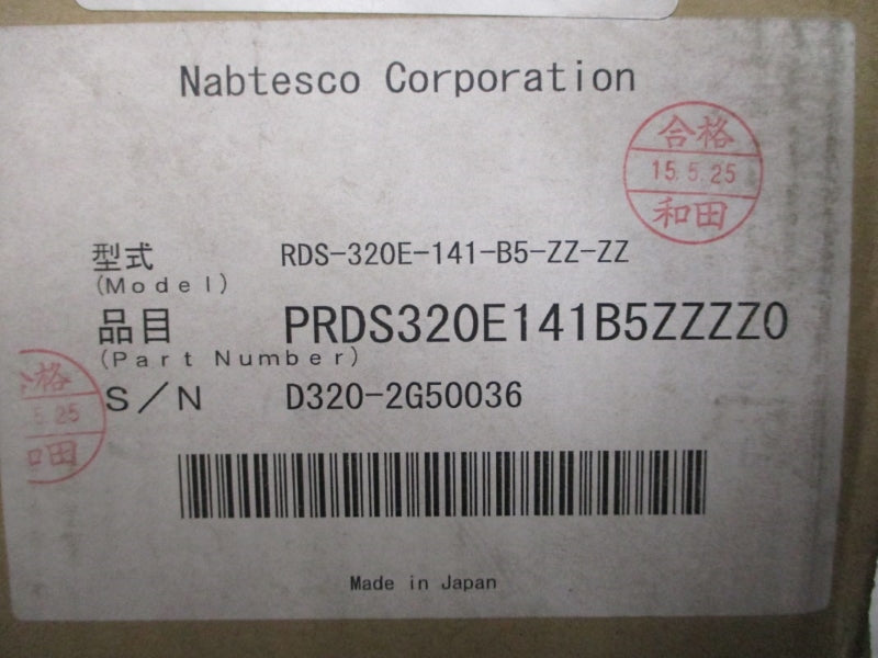 NABTESCO RDS-320E-141-B5-ZZ-ZZ PRDS320E141B5ZZZZ0 NSMP