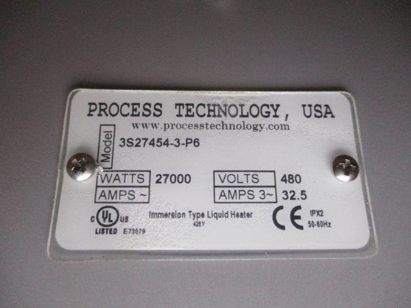 PROCESS TECHNOLOGY 3S27454-3-P6 480V 32.5A 27000W NSMP