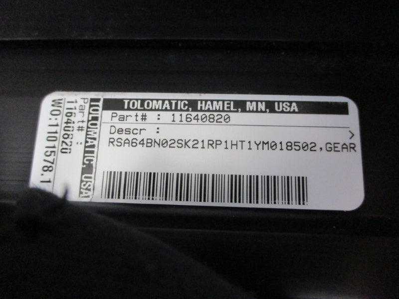 TOLOMATIC 11640820 RSA64BN02SK21RP1HT1YM018502 NSNP
