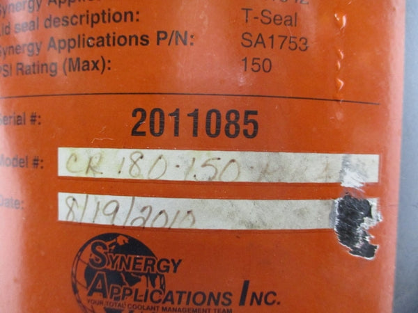 MAZAK T-81000 W/ SYNERGY APPLICATIONS CR180-150 1000PSI UNMP