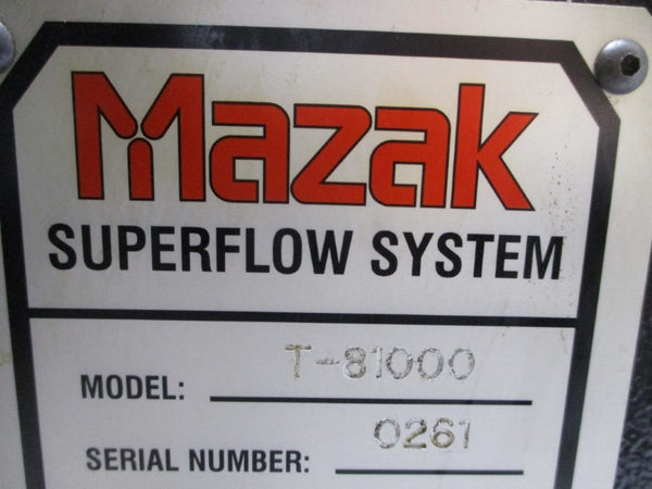 MAZAK T-81000 W/ SYNERGY APPLICATIONS CR180-150 1000PSI UNMP