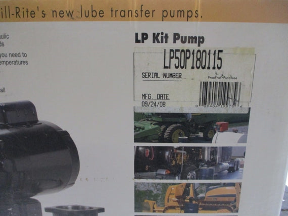 FILL-RITE LP50P18Q115 2-196108-04 115/208-230V 5.2/2.5-2.6A NSMP