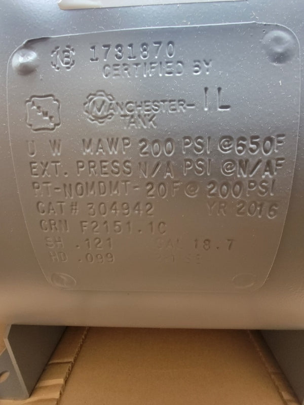MANCHESTER 304942 200PSI 650'F NSMP
