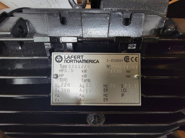 LAFERT MOTORS ST112/4 220/380V 14.6/22.0A NSMP