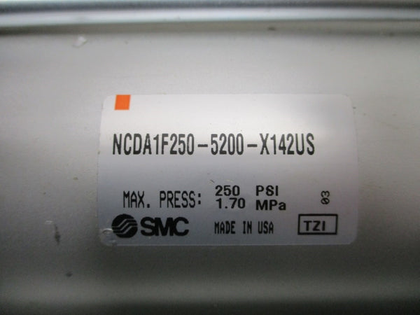SMC NCDA1F250-5200-X142US 250PSI NSNP