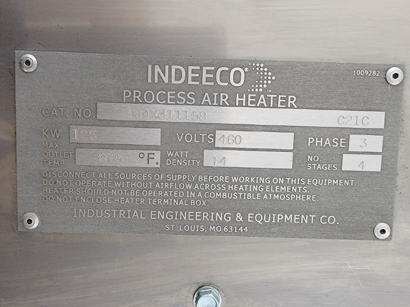 INDEECO 164X311158 460V 875'F NSNP