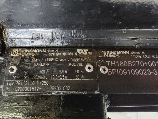 BRINKMANN PUMPS TH1106S280-A+162 NSNP