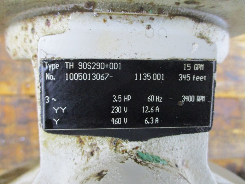 BRINKMANN TH90S290+001 230/460V 6.3/12.6A NSNP