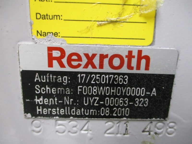 REXROTH 17/25017363 UYZ-00063-323 UNMP