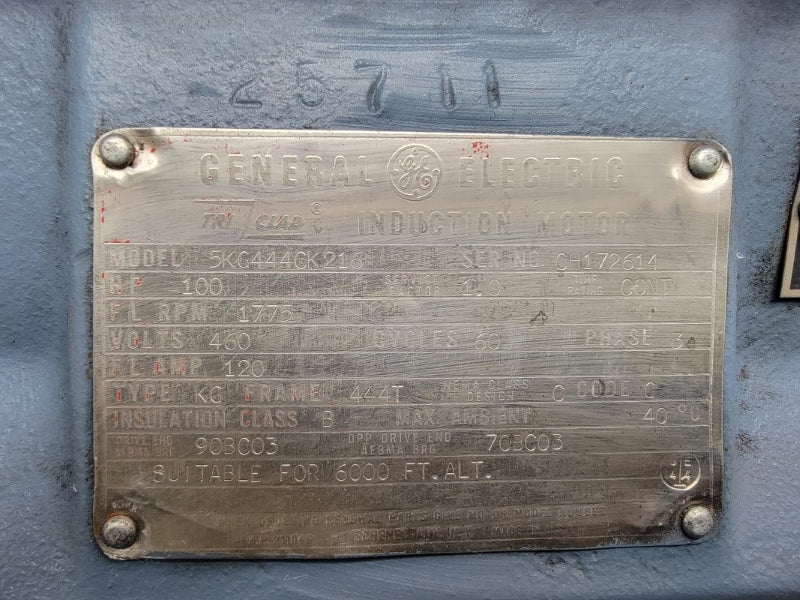 GENERAL ELECTRIC 5KG444CK216 460V 120A NSNP