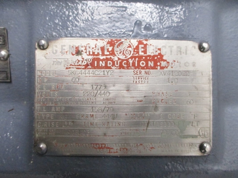 GENERAL ELECTRIC 5KG4444C21Y2 220/440V 158/79A NSNP
