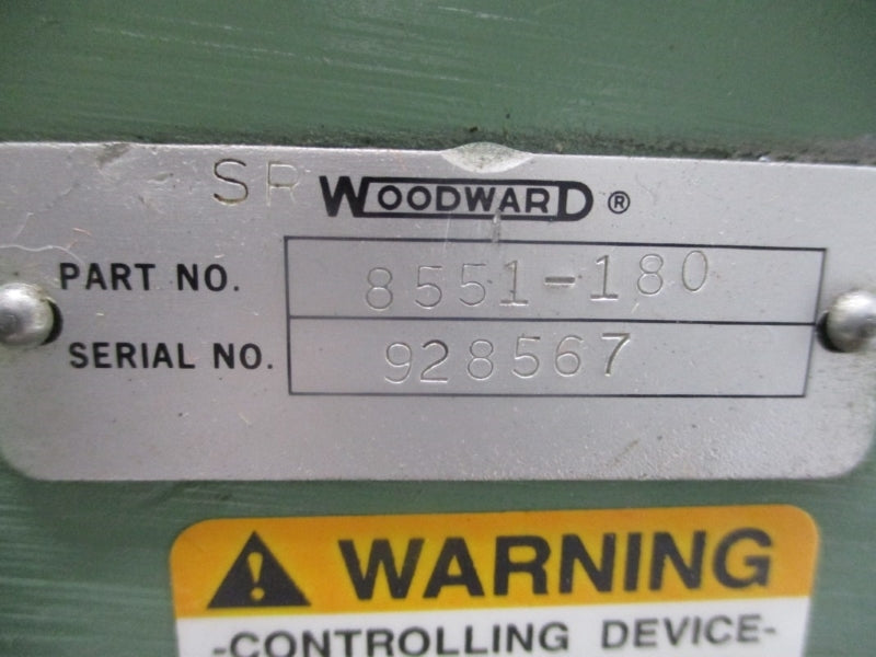 WOODWARD TYPE PGPL UNMP