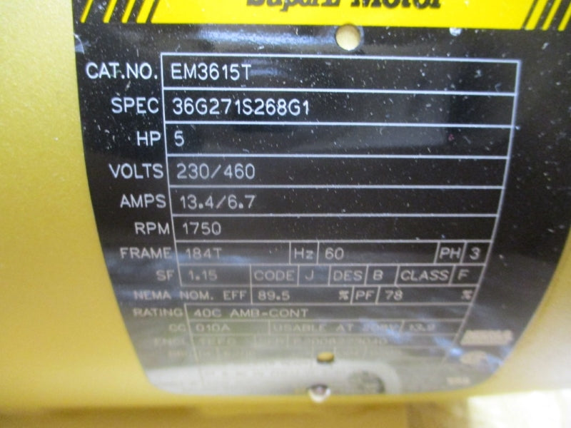 BALDOR RELIANCE EM3615T 230/460V 13.4/6.7A NSMP